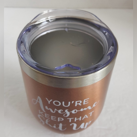 You're Awesome .... Travel Mug, New, In Gift Box With Accessories - Picture 2 of 9